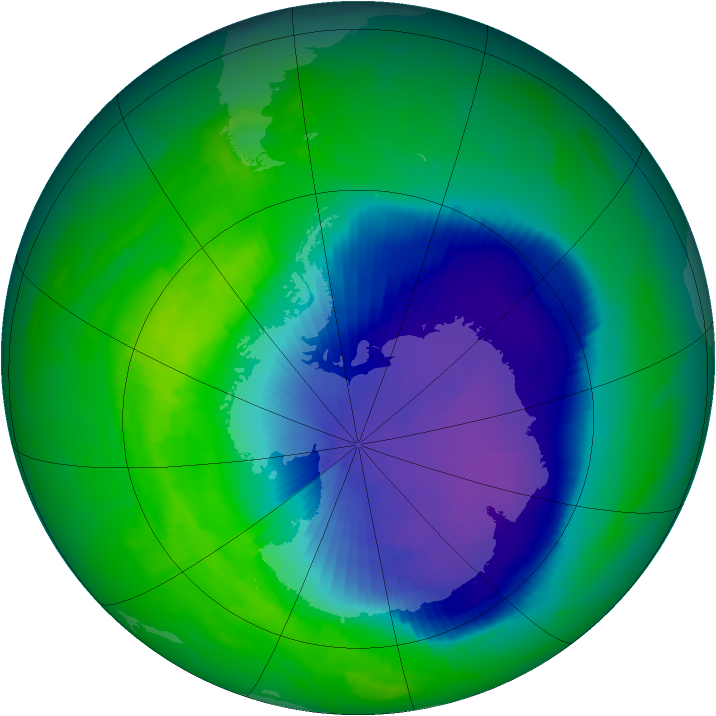 Ozone Map 1996-11-02